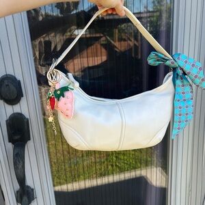 Coach hobo ivory/cream shoulder bag